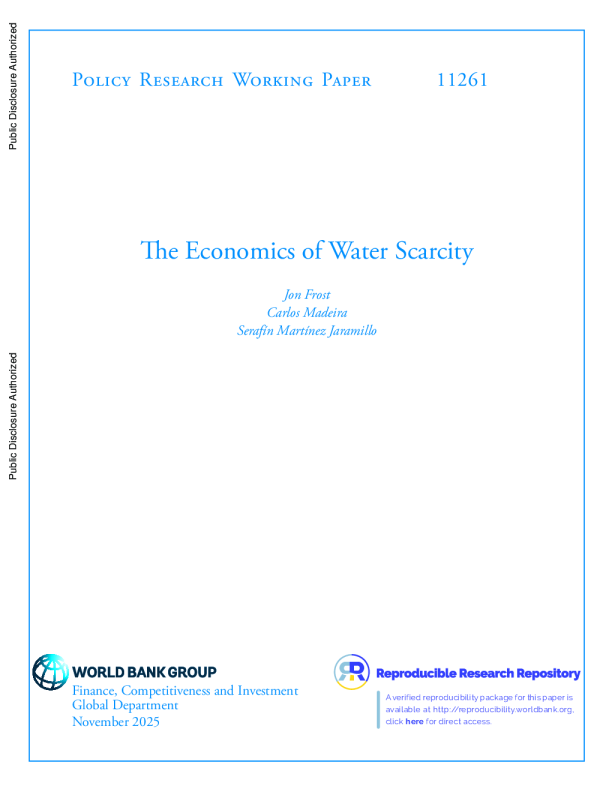 水资源短缺经济学