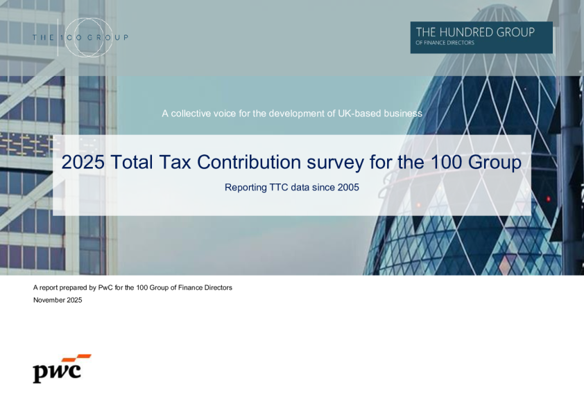 2025英国百家集团税收总贡献调查报告