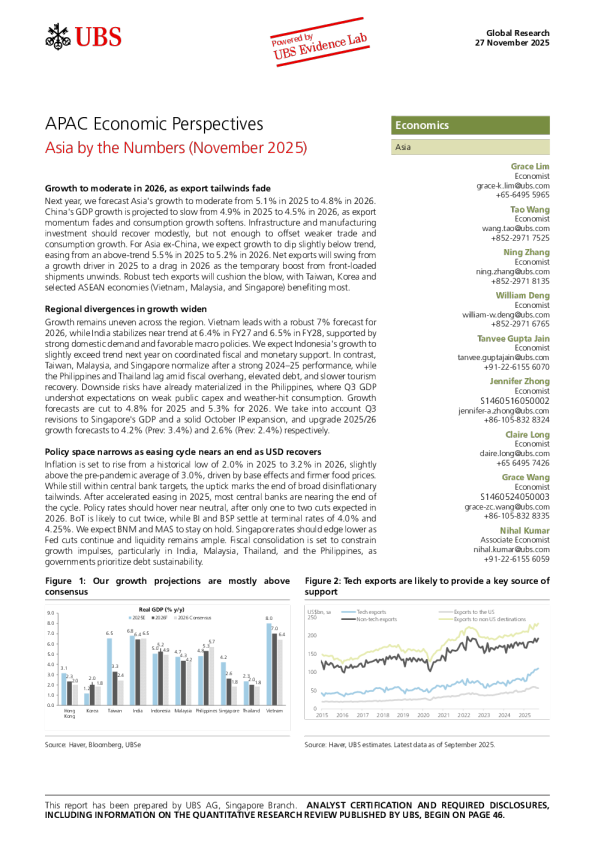 亚太经济展望：亚洲数据解读（2025年11月）
