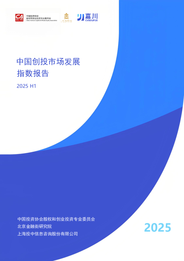 中国创投市场发展指数报告 2025H1