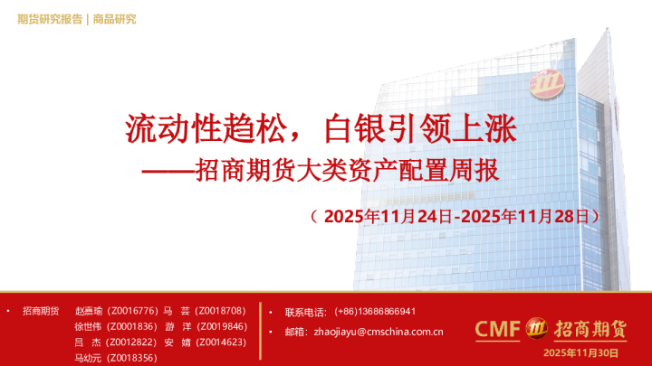 大类资产配置周报：流动性趋松，白银引领上涨