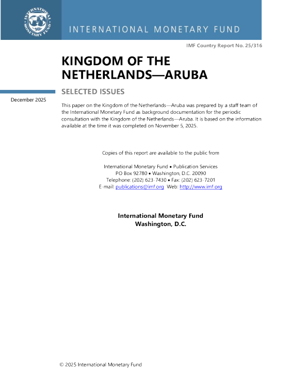 荷兰王国阿鲁巴：若干问题（英）