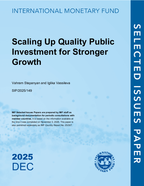 扩大优质公共投资以实现更强劲的增长：保加利亚（英）