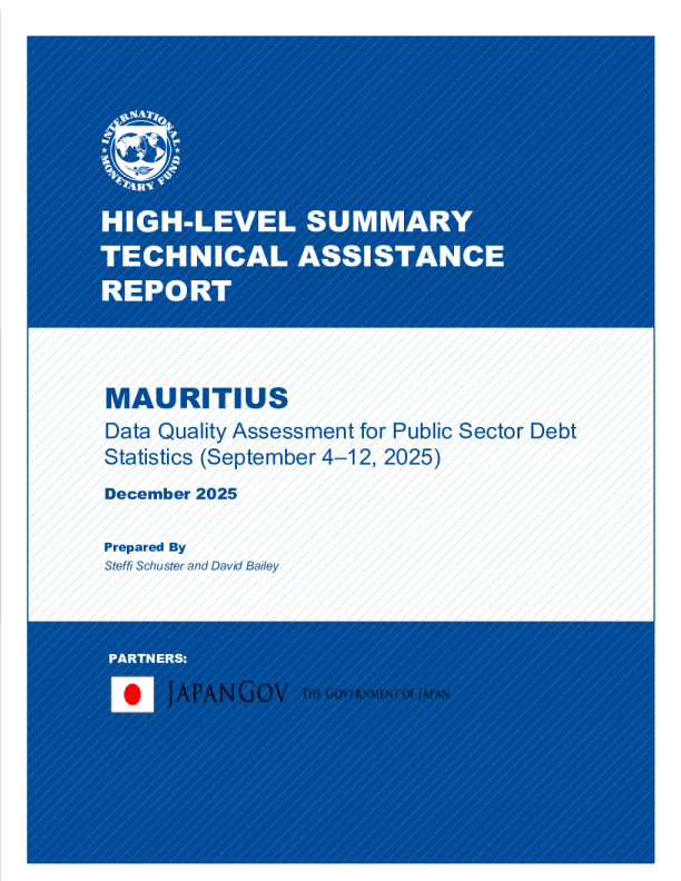 毛里求斯：公共部门债务统计数据质量评估（英）
