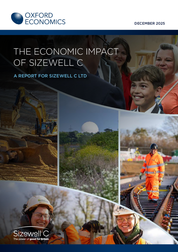 赛兹韦尔C核电站（Sizewell C）的经济影响（英）