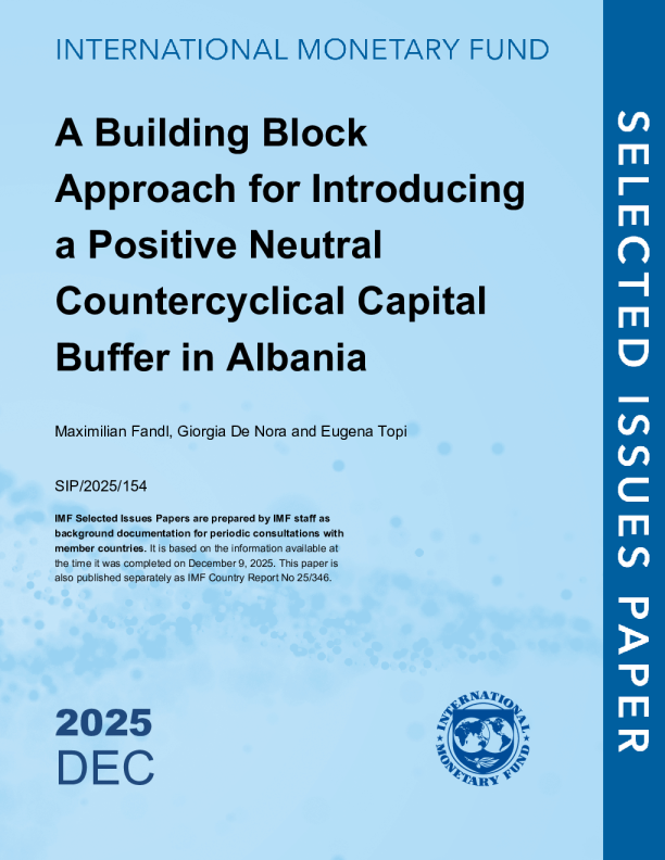 阿尔巴尼亚引入正中性逆周期资本缓冲的积木式方法（英）