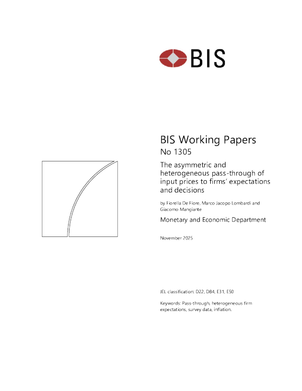 投入价格对企业预期和决策的不对称和异质传递