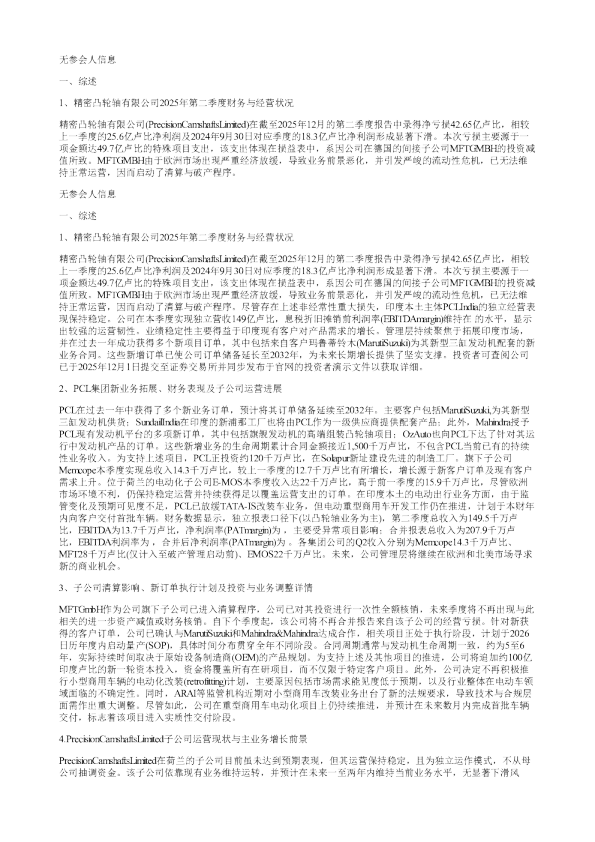 精密凸轮轴有限公司20251202