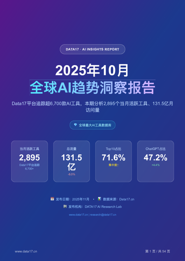 2025年10月全球AI趋势洞察报告