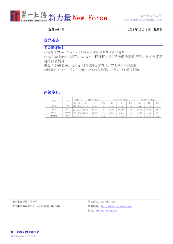 新力量NewForce总第4917期
