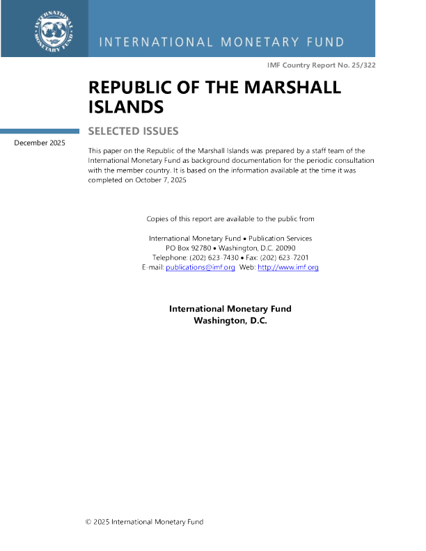 马绍尔群岛共和国：若干问题