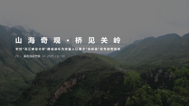 贵州景区花江峡谷大桥建成通车为流量入口基于关岭县思考运营规划【文旅】【打卡营销】