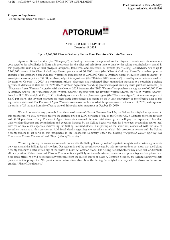 知临集团美股招股说明书(2025-12-05版)