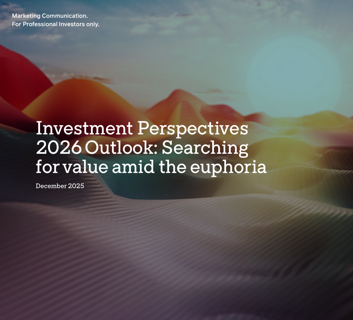 2026年展望：在乐观情绪中寻找价值