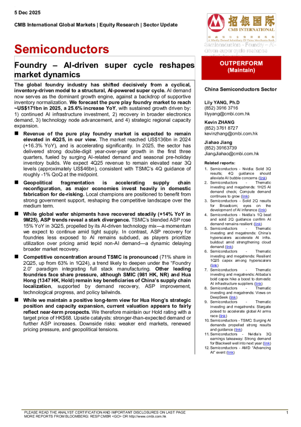 铸造厂——人工智能驱动超级周期重塑市场动态