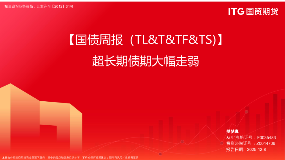 国债周报(TL&T&TF&TS):超长期债期大幅走弱
