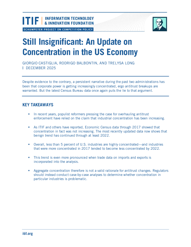 仍然微不足道:美国经济集中度的最新情况