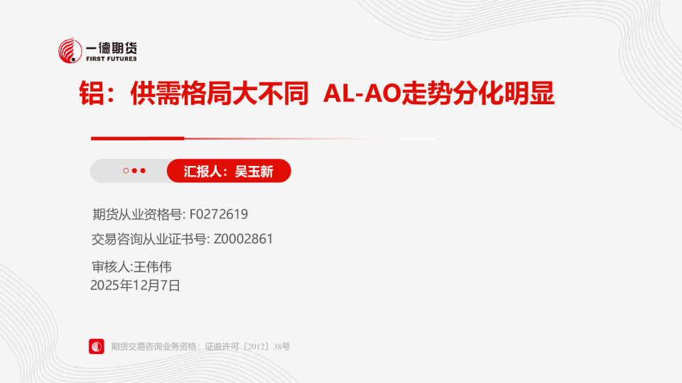 铝策略报告