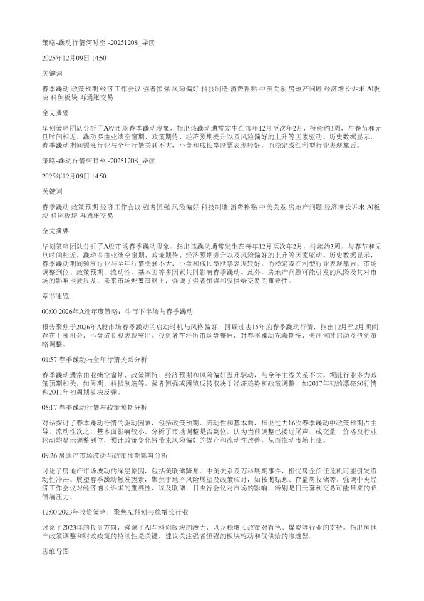 策略躁动行情何时至20251208