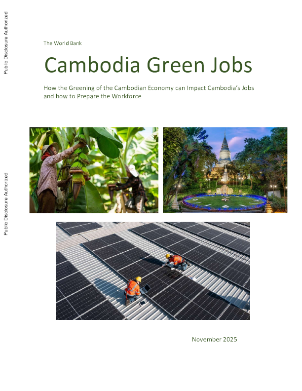 柬埔寨绿色就业：柬埔寨经济的绿色化如何影响柬埔寨的就业以及如何培养劳动力