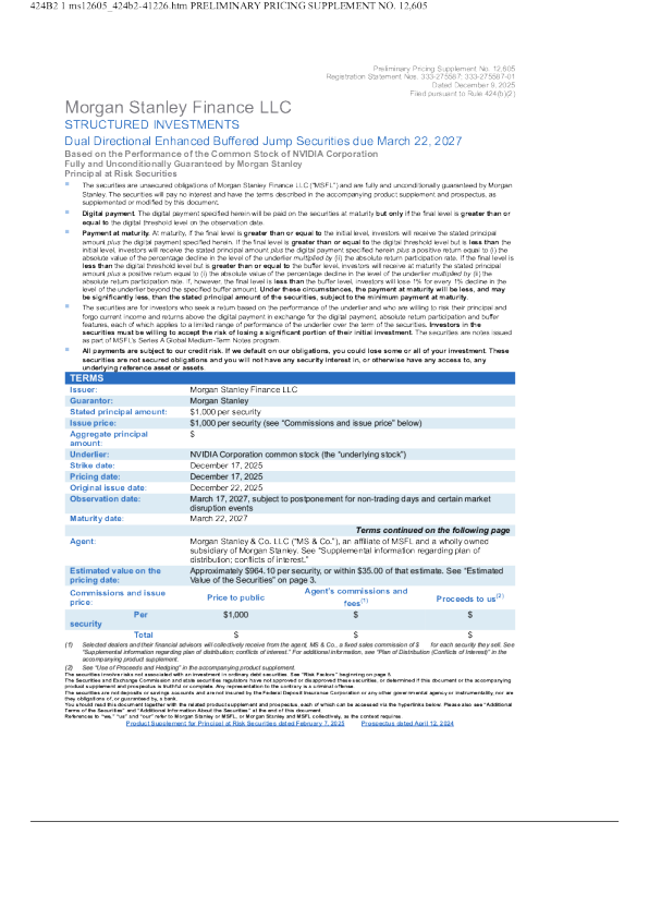 摩根士丹利美股招股说明书(2025-12-09版)
