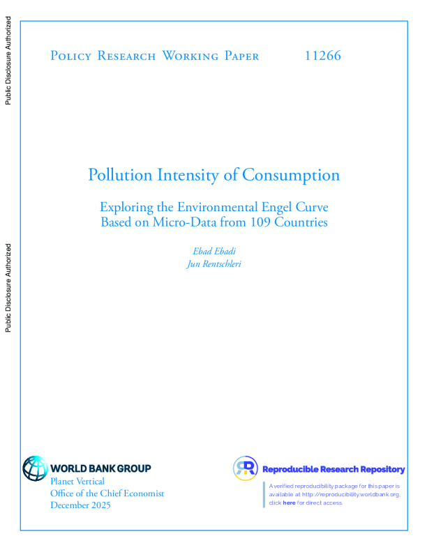消费污染强度:探索基于109个国家微观数据的环境恩格尔曲线