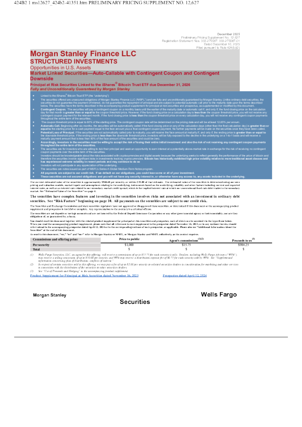 摩根士丹利美股招股说明书(2025-12-10版)