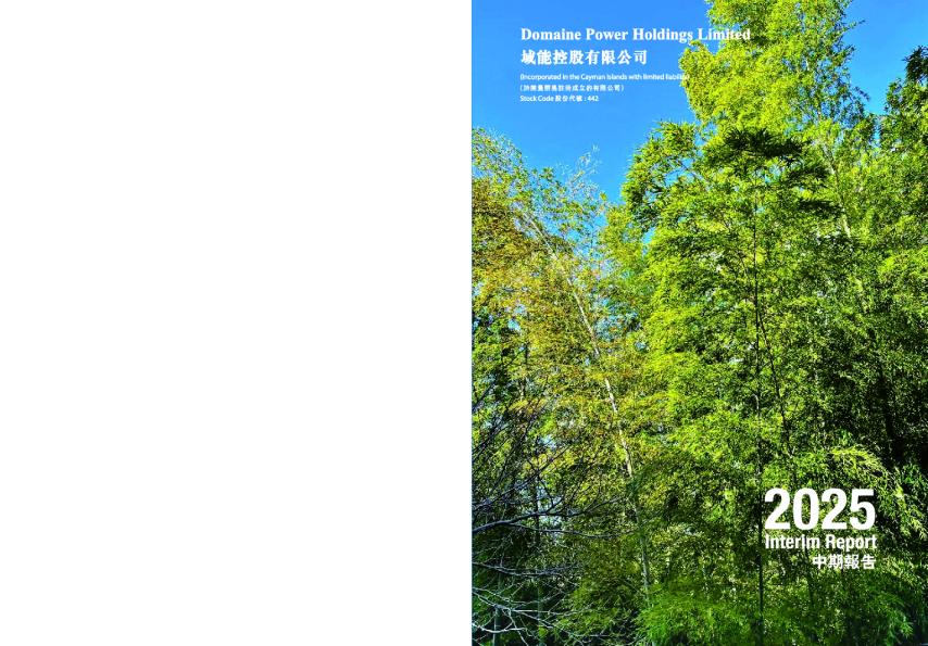 域能控股2025 中期报告