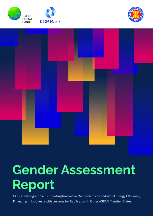 东盟能源数据-性别评估报告