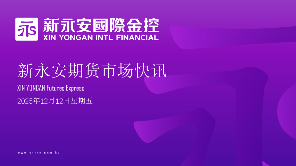 新永安期货市场快讯