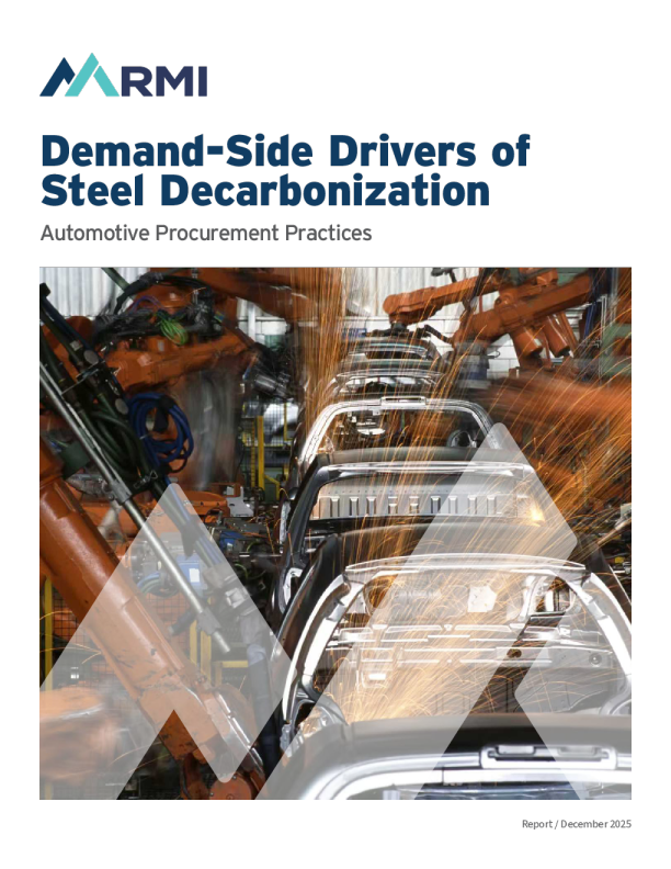 钢铁脱碳的需求侧驱动因素:汽车采购实践