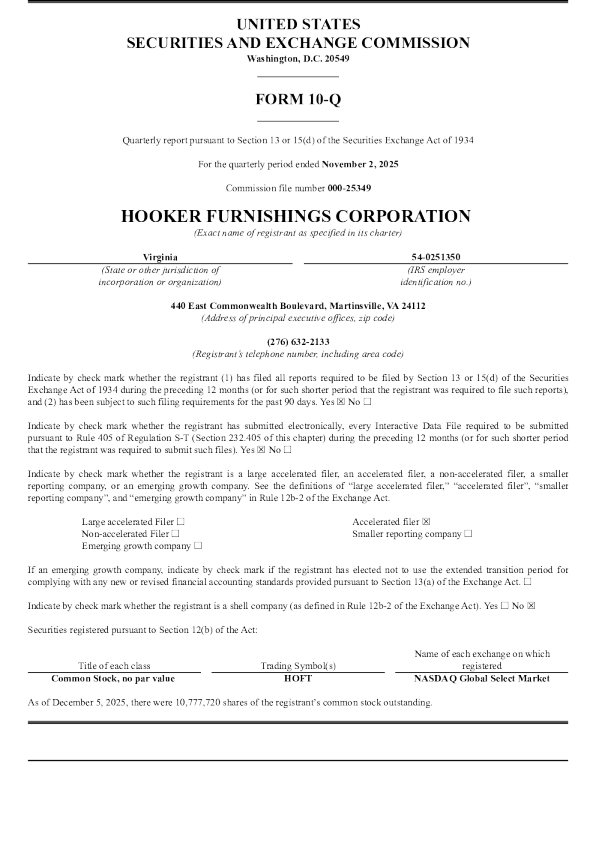 胡克家具 2025年季度报告