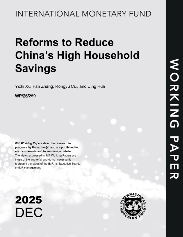 改革以降低中国的高家庭储蓄