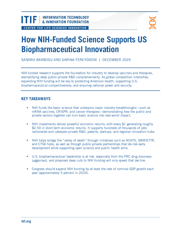 美国国立卫生研究院资助的科学如何支持美国生物制药创新