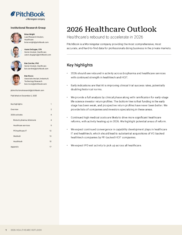 2026年医疗保健展望(英)2025