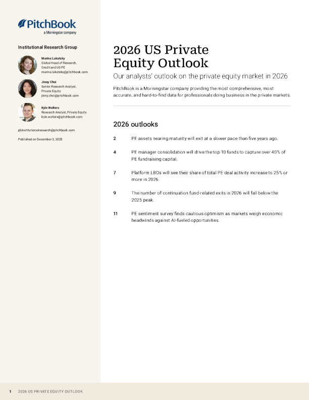 2026年美国私募股权展望(英)2025