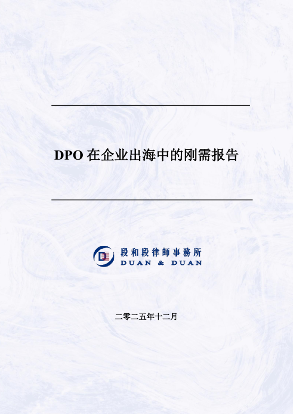 DPO 在企业出海中的刚需报告