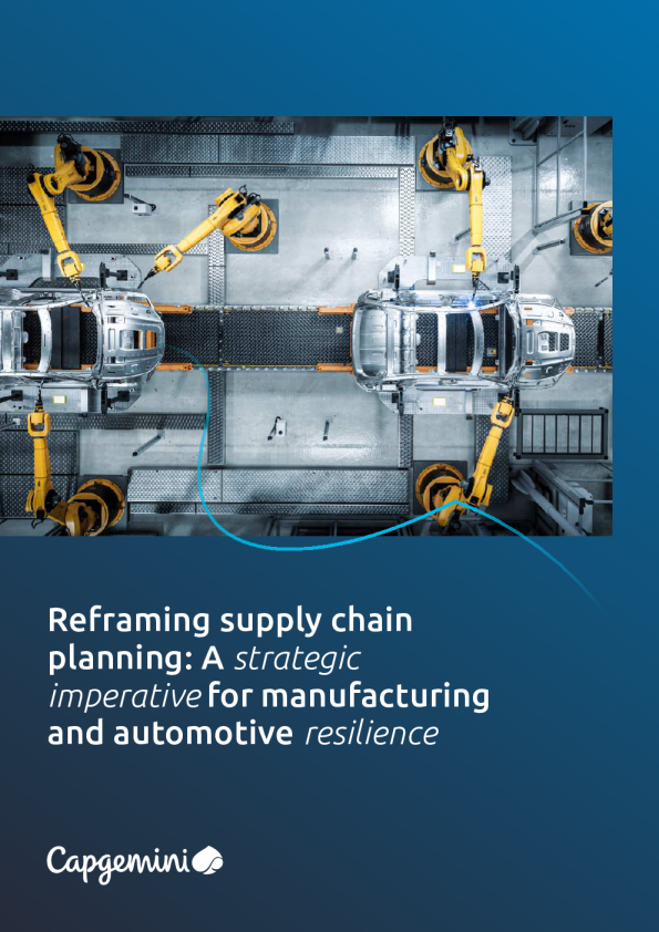 重构供应链规划：制造业和汽车业韧性的战略要务