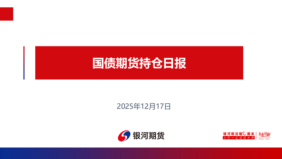 国债期货持仓日报