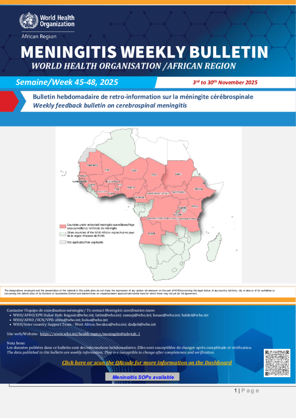 脑膜炎公报3–2025年11月30日