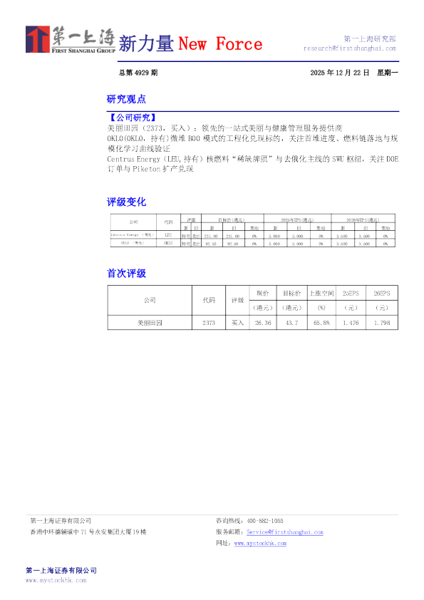 新力量NewForce总第4929期