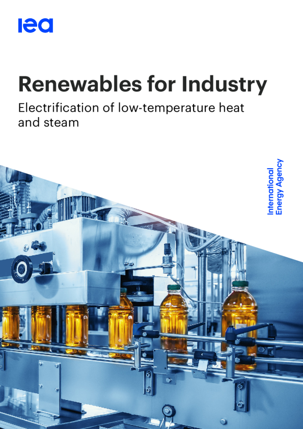 工业可再生能源：低温热能与蒸汽的电气化