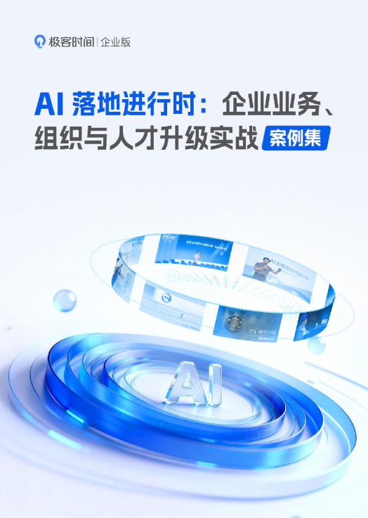 AI落地进行时：企业业务、组织与人才升级实战案例集
