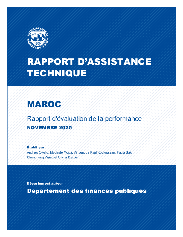摩洛哥：技术援助报告绩效评估报告