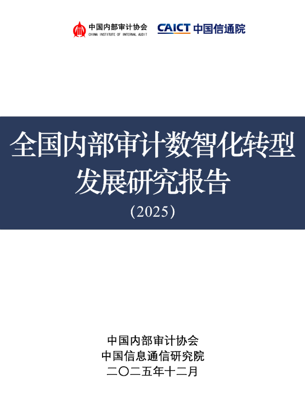 全国内部审计数智化转型发展研究报告