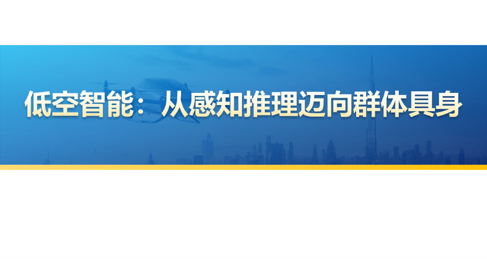 低空智能：从感知推理迈向群体具身
