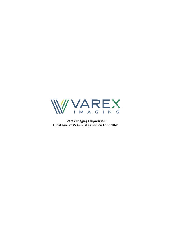 Varex Imaging Corp 2024年度报告