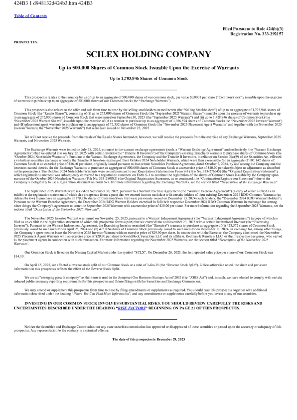 Scilex Holding Co美股招股说明书(2025-12-29版)