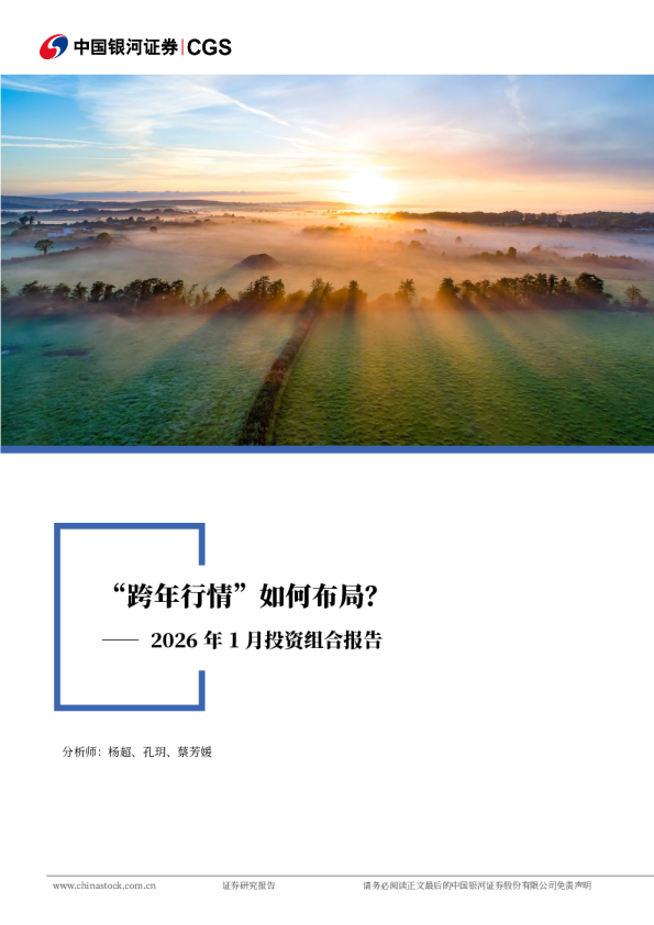 2026年1月投资组合报告：“跨年行情”如何布局？