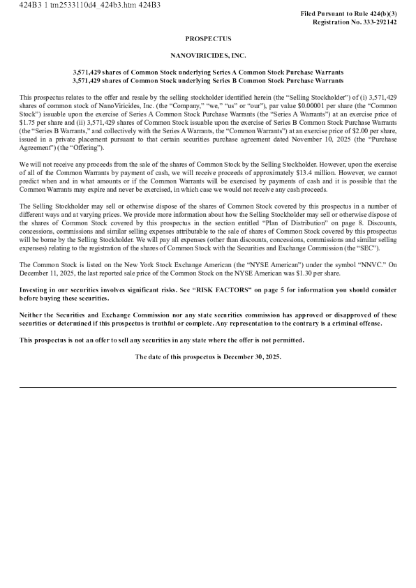 纳诺病毒克公司美股招股说明书(2025-12-30版)